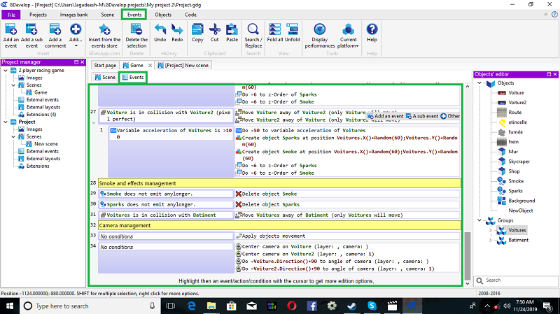 City Race 3D Game Build Using gdevelop